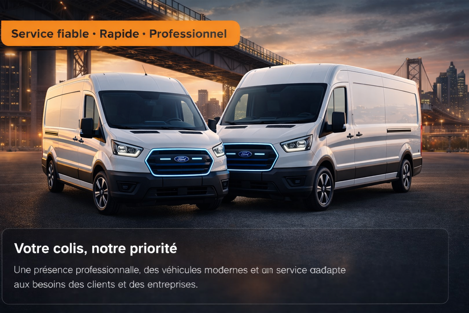 Véhicule de livraison Fast Rynas